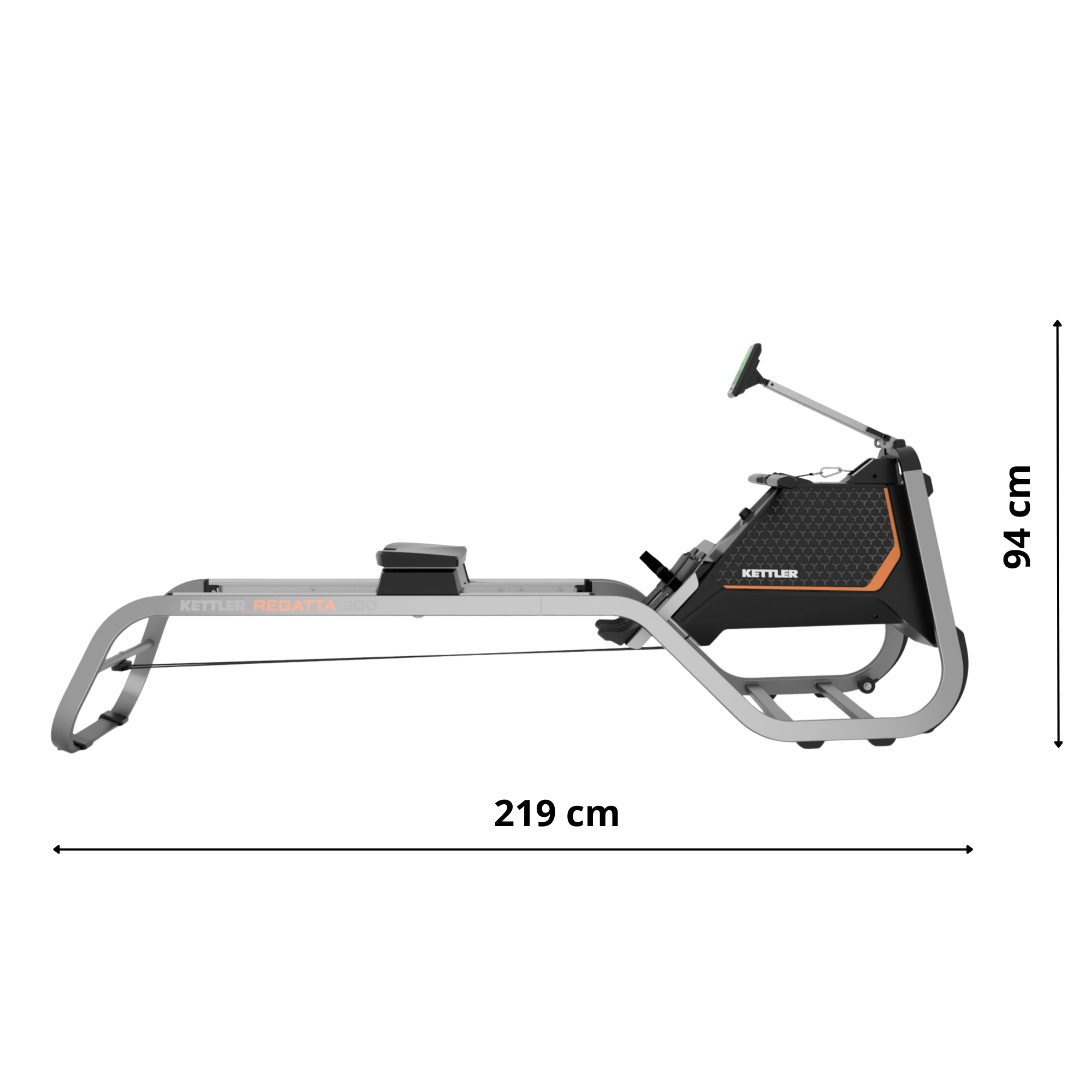 Kettler 08971 Zdjęcie produktu 1 - bieznia rozlozona wymiary