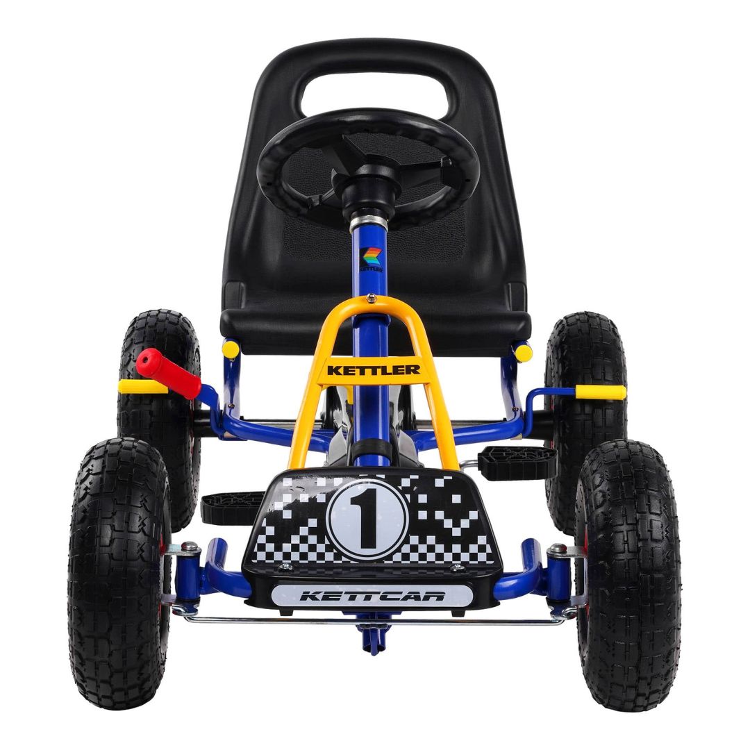 Kettler 08872 Zdjęcie produktu - GOKART KETTLER KETTCAR RETRO NIEBIESKI 4