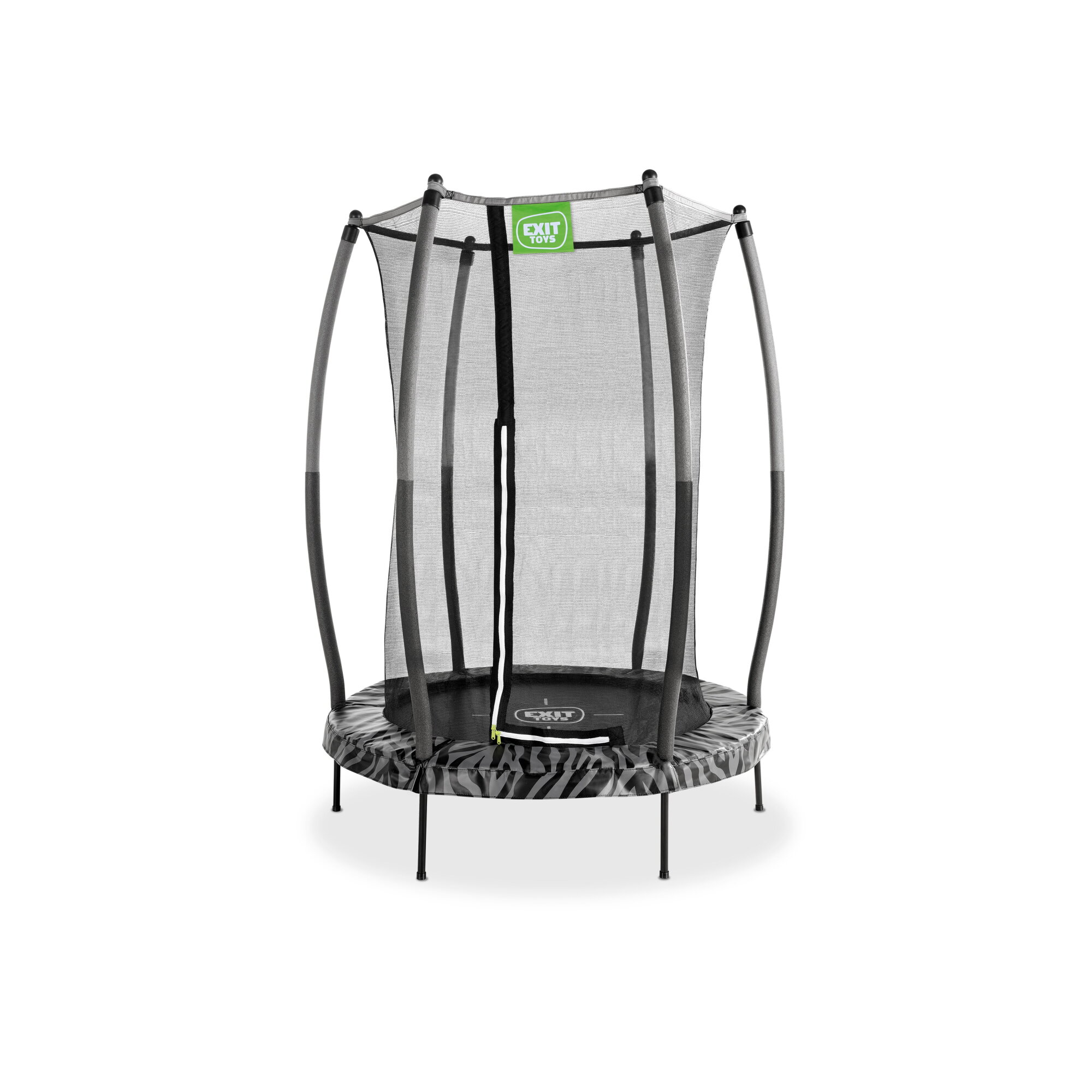 exit 05977 Zdjęcie produktu - exit tiggy junior trampoline with safety o140cm black grey