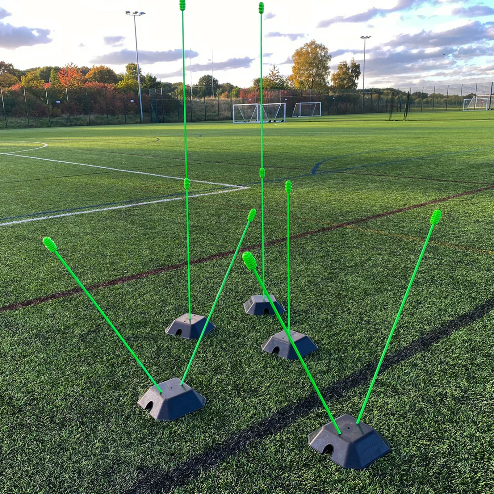 quickplay 06803 Zdjęcie produktu - TYCZKI QUICKPLAY AGILITY POLES 10 SZT 2