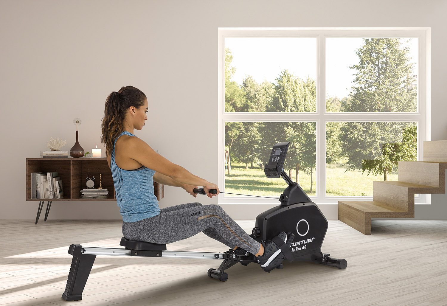 tunturi 07341 Zdjęcie produktu - Wioslarz Tunturi FitRow 40 14