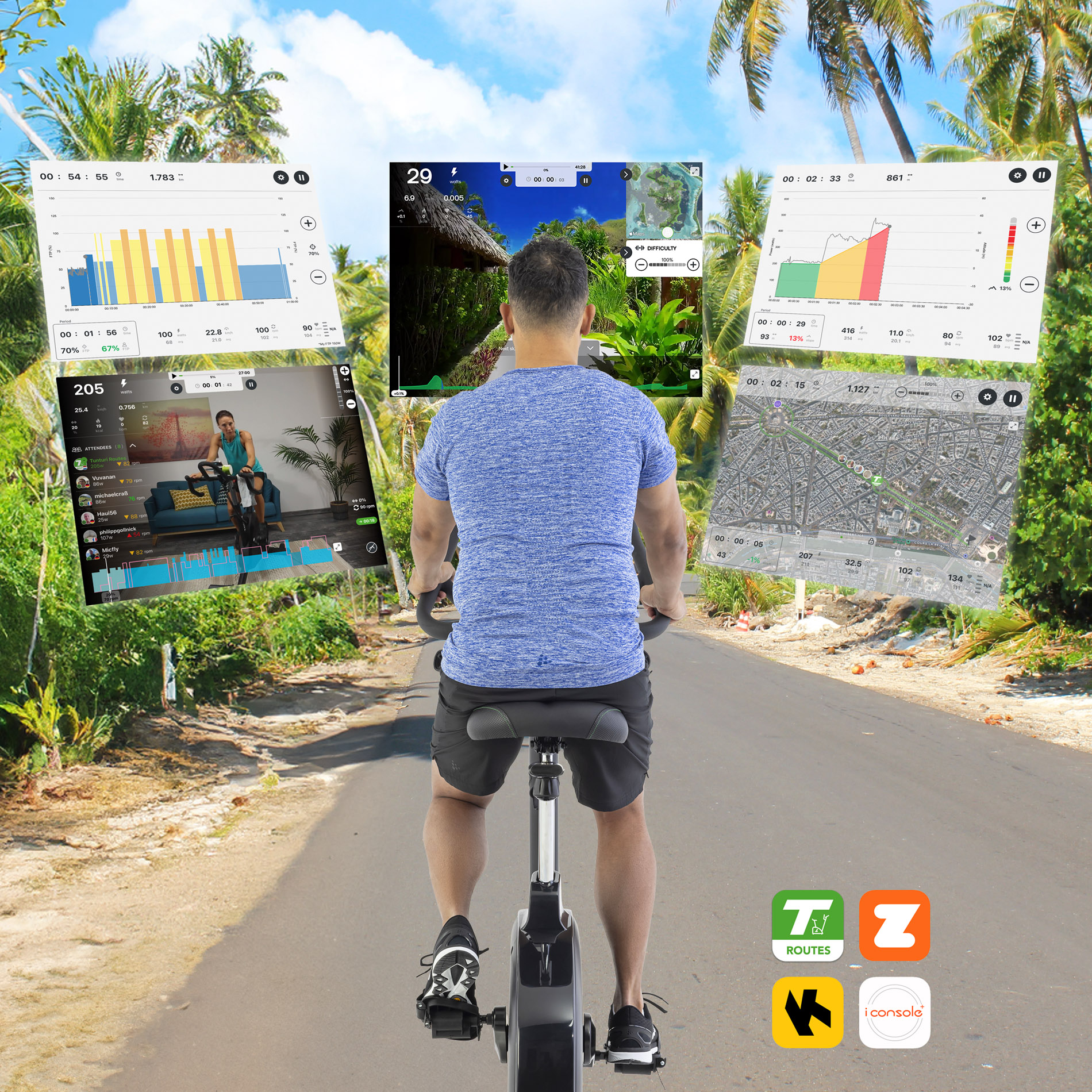 tunturi 07521 Zdjęcie produktu - tunturi signature e80 aplikacje