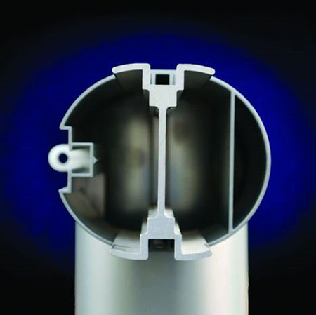 Bramka piłkarska tulejowana Sportpoland 5x2 m aluminiowa