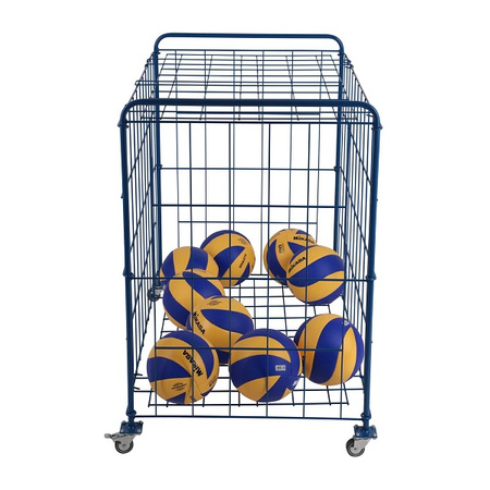Wózek na piłki (kosz zamykany, składany)