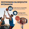 Kosz do koszykówki przenośny z regulacją wysokości Hudora Stand Chicago 260 + Piłka