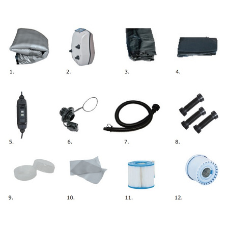 JACUZZI DMUCHANE SPA EXIT SILVER CLASSIC 204 CM OUTLET