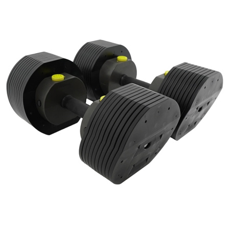 HANTLE REGULOWANE MX55 DUMBBELL 4,5 - 24,9 KG (2 SZT.)