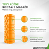 ROLLER WAŁEK DO MASAŻU 33CM TUNTURI, POMARAŃCZOWY