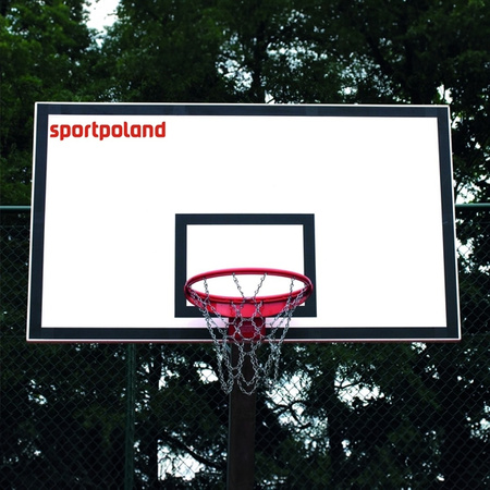 Tablica do koszykówki + obręcz z siatką 180x105 cm laminowana