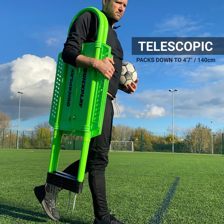 MUR PIŁKARSKI REGULOWANY QUICKPLAY NA NATURALNĄ MURAWĘ (ZESTAW - 5 X MANEKIN)