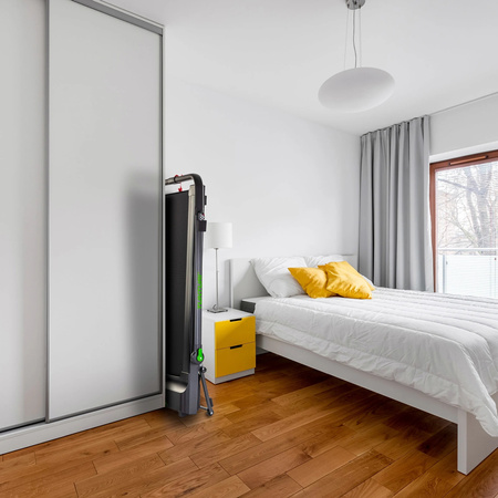 BIEŻNIA ELEKTRYCZNA SKŁADANA WALKINGPAD TUNTURI CARDIO FIT T10 OUTLET #KLASA A-