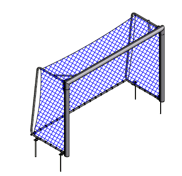 Bramka piłkarska 3x2 m typ 2 (przenośna)