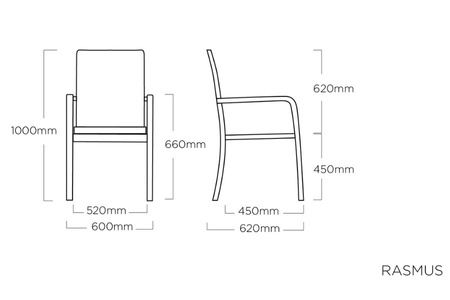 MEBLE OGRODOWE KETTLER STÓŁ CUBIC HPL + 4 KRZESŁA RASMUS