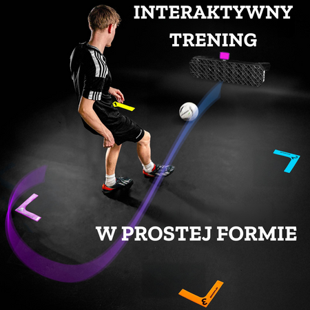 Ścianka do odbijania piłek z interaktywnymi treningami rebounder Quickplay RXTR Home Coach OUTLET