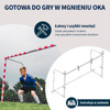 Bramka piłkarska przenośna Hudora Allround 3x2 m stalowa