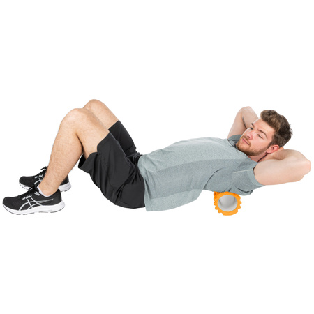 ROLLER WAŁEK DO MASAŻU 33CM TUNTURI, POMARAŃCZOWY