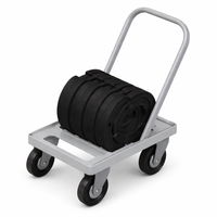 WÓZEK SPORTPOLAND DO TRANSPORTU PRZECIWWAG DO PIŁKOCHWYTU