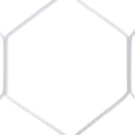 Siatka SPORTPOLAND do bramki 7.32x2.44 m, PP 4 mm, 200/200 cm, Plaster Miodu