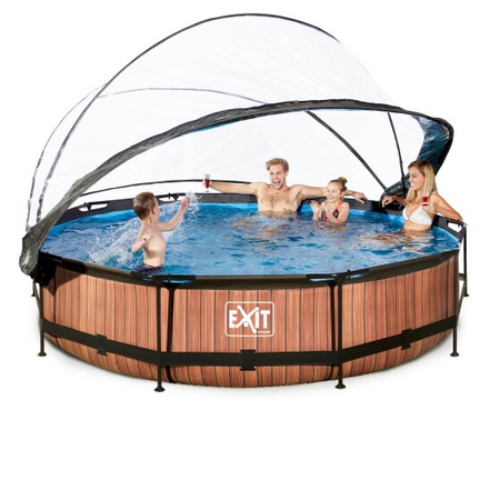 Kopuła składany dach do basenu stelażowego EXIT 360 cm OUTLET
