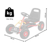 GOKART KETTLER KETTCAR RETRO CZERWONY