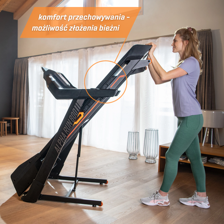 Bieżnia elektryczna KETTLER ALPHA RUN 800 (SILNIK AC)