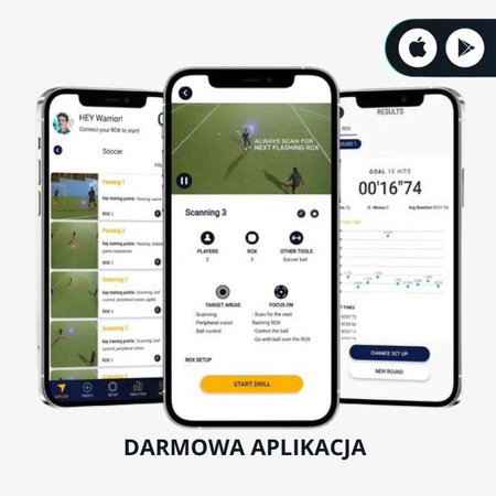 Czujniki reakcyjne A-Champs ROX Pro X (3 szt.)