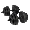 ZESTAW HANTLI WINYLOWYCH REGULOWANYCH TUNTURI VINYL DUMBBELLSET 28kg