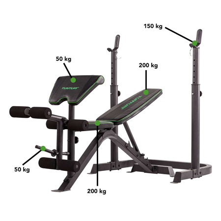 ŁAWKA DO ĆWICZEŃ TUNTURI WEIGHT BENCH WB50