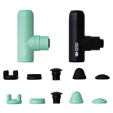 MINI MASAŻER TAURUS WELLNES MINI MASSAGEGUN CZARNY