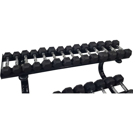 STOJAK NA HANTLE TUNTURI DUMBBELL RACK PROF 2 LEVELS