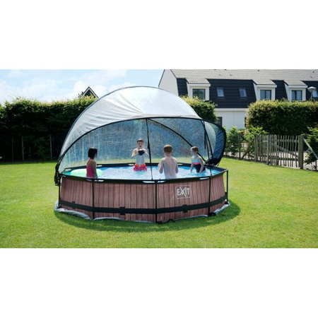Kopuła składany dach do basenu stelażowego EXIT 360 cm OUTLET