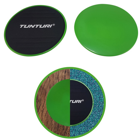 ZESTAW SLIDERÓW I GUM TRENINGOWYCH TUNTURI RESISTANCE & CORE SLIDERS