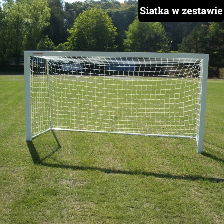 Bramka PIŁKARSKA SPORTPOLAND 300x155 cm ŻAK z siatką