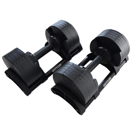 HANTLE REGULOWANE KETTLER HOI VARIO DUMBBELLS 220 20 KG (2 SZT.)
