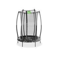 TRAMPOLINA EXIT TIGGY JUNIOR Z SIATKĄ ø140 CM CZARNO/SZARA OUTLET