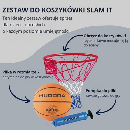 Obręcz do koszykówki Hudora Slam IT