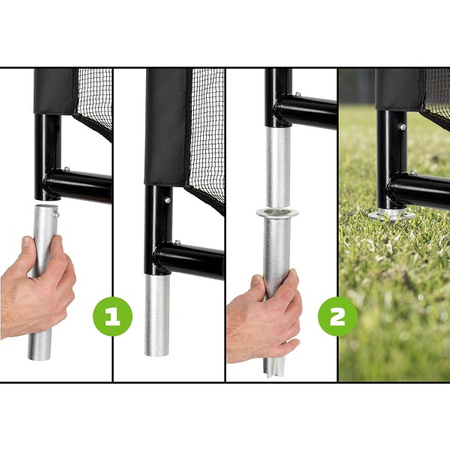 Bramka piłkarska tulejowana Exit Forza 5x2 m stalowa (ZESTAW - 2 szt.)