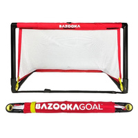 Bramka piłkarska BAZOOKAGOAL 120x75 cm czerwona