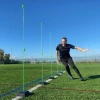 ZESTAW TYCZEK QUICKPLAY AGILITY POLES Z PODSTAWAMI BASE WEIGHT (ZESTAW - 10 SZT.)
