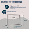 BRAMKA PIŁKARSKA HUDORA SOCCER GOAL SOLID 25 213x152 CM z matą celności (zestaw - 2 szt.)