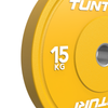 OBCIĄŻENIE TALERZ TUNTURI PLATINUM BUMPER PLATE ŻÓŁTY, 15 KG