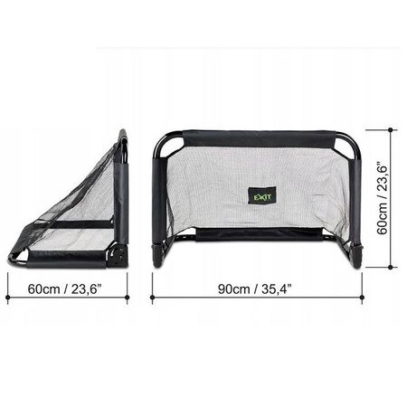 Bramka piłkarska Exit Pico 90x60 cm (zestaw - 2 szt.) OUTLET