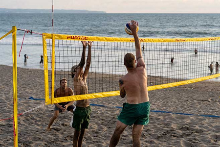 SŁUPKI ALUMINIOWE DO SIATKÓWKI PLAŻOWEJ FUNTEC Pro Beach Set (ZESTAW)