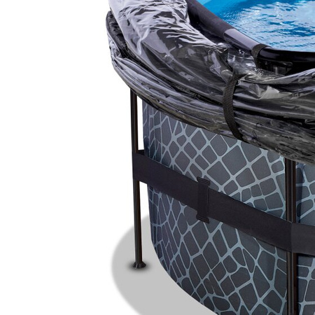 Kopuła składany dach do okrągłego basenu stelażowego EXIT 488 cm OUTLET