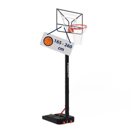 KOSZ DO KOSZYKÓWKI HUDORA ROCO 165 - 260 CM