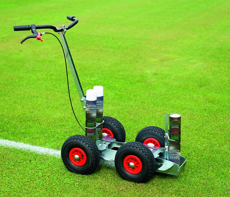  Farba do wózka do malowania linii boiska SPORTPOLAND Spray 750 ml (ZESTAW 12 szt.)