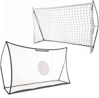 BRAMKA PIŁKARSKA QUICKPLAY KICKSTER 240x150 cm i REBOUNDER 2w1