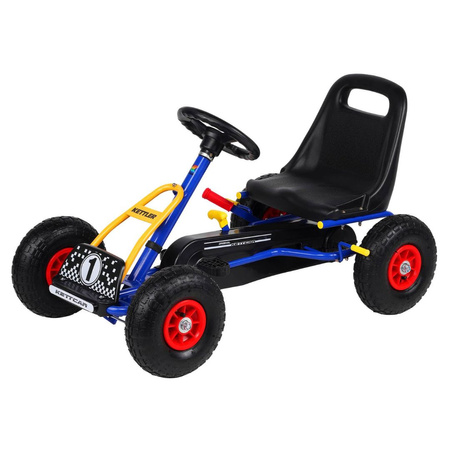 GOKART KETTLER KETTCAR RETRO NIEBIESKI