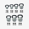 KETTLEBELL NIKE RUBBER COATED (WOLF GREY) - 6 KG