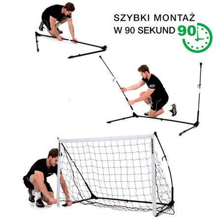 BRAMKA piłkarska QUICKPLAY KICKSTER ELITE SKRZAT 300x100 CM